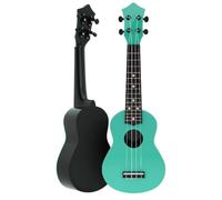 21 Inch Treble Ukulele With Gig Bag+Strap+Strings Kit 15 Frets Hawaiian Ukulele Guitar Musical Instruments(Green,A)