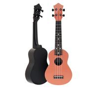 21 Inch Treble Ukulele With Gig Bag+Strap+Strings Kit 15 Frets Hawaiian Ukulele Guitar Musical Instruments(Orange,B)