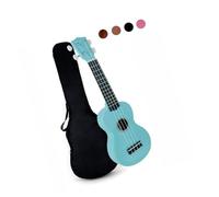 21-inch Ukulele Beginner Small Four-string Wooden Hawaiian Guitar Playing Instrument(Bog)