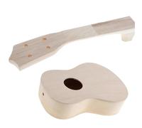 21 Inch Ukulele DIY Kit Hawaii Guitar Ukelele Handwork Support Painting Assembly For Beginner Amateur Ukulele Starter Kit