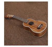 21-inch Wooden Ukulele Ebony Body Closed Tuners Four-string Ukulele Small Guitar Instrument Ukulele Starter Kit