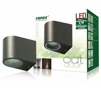 21 LED Grey Steel Outdoor Door Entrance Way Wall Down Light 2 PACK