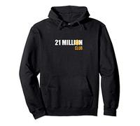21 Million Bitcoin Crypto Million Club HODL BTC Pullover Hoodie