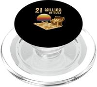 21 Million or Bust sats bitcoins hodl crypto maxis bitcoin PopSockets PopGrip for MagSafe