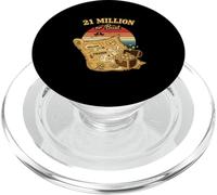21 Million or Bust sats bitcoins hodl crypto maxis bitcoin PopSockets PopGrip for MagSafe