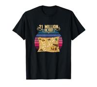 21 Million or Bust sats bitcoins hodl crypto maxis bitcoin T-Shirt