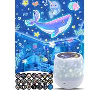 21 Movie Set, Kids Night Light Projector for Bedroom Ceiling Projector Night Light for Kids Room Decor Star Galaxy Lamp with 360°Rotation Projector