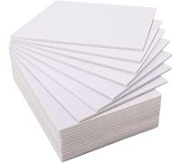 21 Pack A4 Foam Board - 400 x 400mm, 5mm Thick Polystyrene Sheets for Crafting, Model Making & Photo Mounting