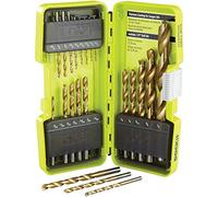 Ryobi 21 Pcs Titanium Coated Drill Bit Set