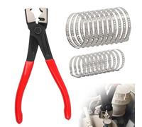 21 Pcs CV Boot Clamp Pliers, Heavy Duty Hose Clamp Pliers with 20 Adjustable CV Adjustableboot Clips Repair Accessories Tool for Car Truck SUV