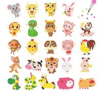 21 PCS Diamond Art Kits for Kids, Transportation Themed Sticker and Rhinestone Craft Set, Gems, Tools for Toddlers Boys Girls and Adult Beginners, Fun DIY Activity and Creative Gift Idea (style one)