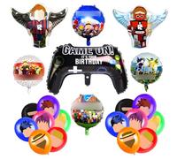 21 Pcs Game Theme Balloons, Game Birthday Party Decorations Supplies for Boy, Party Foil Latex Balloons For Kids Boys Girls Birthday Party Decoration Boys