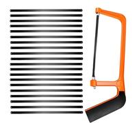 21 Pcs Hack Saw Set, 1 Pcs 26x17x9.5cm Mini Hacksaw und 20 Pcs 13.5cm Hacksaw, Ideal for Woodwork DIY Projects Crafts and Home Decoration