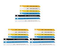 21 Pcs Jigsaw Blades for Wood, Woodworking Curve Jig Saw Blades with Coarse Fine Teeth Saw Blades for Cutting Jig Saw Tool Daily Household Specialty