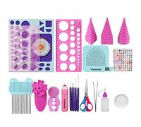 21 PCS Paper Quilling Tools Kit with Electric Slotted Pen for 3D Paper Art