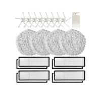 21 Pcs Replacement Parts。 Compatible For Dreame W10 W10 Pro。 Robot Vacuum Cleaner Accessories Mop Cloth Side Brush Hepa Filter