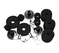 21-Piece Accessories Cymbal Stand Sleeves Cymbal Felts with Washer and Wing Nuts for Drum Set