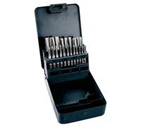 21-Piece Professional Tap Set Made of Wolfram DIN 352, M3-M12, Tap and Drill