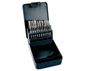 21-Piece Professional Tap Set Made of Wolfram DIN 352, M3-M12, Tap and Drill