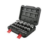 21 Piece Repair Maintenance Metric Drill Driver Bits Tool|Socket 1/2 Drive | Metric 8-36mm Universal Low Profile Socket Set For Car Tire Mechanics Industrial Repair Maintenance Constru Automotive