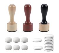 21 Piece Set Ink Blending Foam Pads Set for Stamping and Crafting, Includes Round and Flat Foam Pads for Scrapbooking, Card Making, and DIY Art Projects
