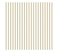21 Pieces 1.0mm Brass Round Rods, Sutemribor Brass Solid Round Rod Lathe Bar Stock, 1.0mm in Diameter, 100mm in Length