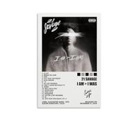 21 Poster Savage I Am Greater Than I Was Music Album Cover Posters And Prints Canvas Wall Art Posters 16x24inch(40x60cm) Unframe-style-4