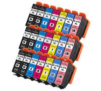 Go Inks E-378XL Compatible Set of Ink Cartridges + Extra Black for use with Epson Expression Photo Printers (Set of 21 Inks)