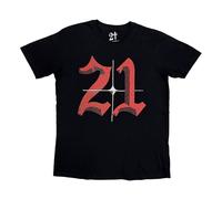 21 Savage Men's Death Before Dishonor Daggers T-Shirt in Black | Size: 2XL 21 Savage Black 2XL