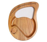 21 String Lyre Harp, Mahogany Solid Wood String Instrument, With Tuning Wrench, Spare String, English Instruction Manual, For Adults Kids Beginners Lovers (Color : Brown)