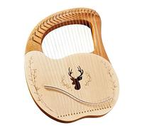 21 Strings Lyre Harp Spruce Topboard Mahogany Backboard String Instrument Lyre Harp