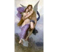21 The Rapture of Psyche. 1895 William Bouguereau repro Art Print/Poster
