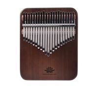 21 Tone Kalimba Thumb Piano - Arc Corner Design, African Walnut Wood Finger Piano with Case, Tuning Hammer, Ideal for Aldult Musician