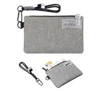 21 x 14 x 1.5 cm Waterproof Wallet with Lock, Small Wallet with Combination Lock, Wallet with Combination Lock, Money Pockets with Zip, Suitable for Storing Valuable Photos and Passports