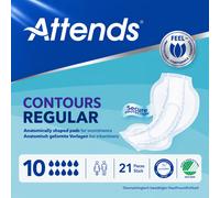 Attends Contours Regular 10 Pads