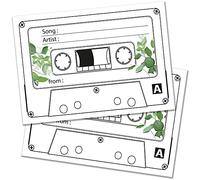 21 x Song Request Cards A6 Size. Elegant Botanicals Design. Great for Weddings