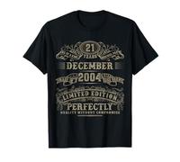 21 Year Old Gifts 21st Bday December 2004 Limited Edition T-Shirt