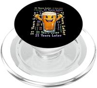 21 Years Later 21st Birthday Meme apparel Then vs Now Humor PopSockets PopGrip for MagSafe