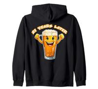 21 Years Later 21st Birthday Meme apparel Then vs Now Humor Zip Hoodie