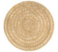 Berkfield Handmade Rug Braided Jute 210 Cm