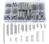 210 Pcs Compression Springs and Tension Springs Assortment Kit, Springs Assorted Extension Springs, Steel Metal Extended Compressed Spring Assortment Set, Coil Springs Spiral Springs Kit, 20 Sizes