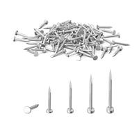 210 Pcs Panel Pins 20mm, Nails for Wood, Small Nails | Flat Head Wood Nails, Galvanized Concrete Wall Nail for DIY, Crafts, Woodworking, Hanging Pictures