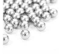 210 Pcs Stainless Steel Mixing Balls Agitator Balls for Model Acrylic Paint Set Nail Polish Bearing Ball Replacement Ball for Mixing Model Paints for Women Manicurist Silver Gifts 2.13 Inch