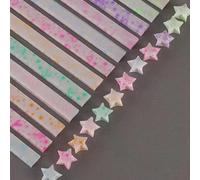 210 Sheets Luminous Origami Stars Paper 10 Colors Strips Folding Lucky Star Paper Decor Supplies Arts Craft Craft H2z5 Paper