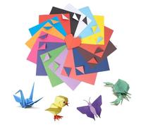 210 Sheets Square Paper Origami Craft Paper, OrigamiPaper 15 x 15 Cm Double-Sided Two-Tone Squares, Kids CraftPaper, for Home and School, Art Projects, Parties and Handmade DIY Origami