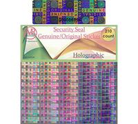 210 Tamper Proof Stickers, Tamper Evident Stickers. Genuine Original Holographic Security Seal, Tamper Resistant Hologram Foil Tape Feature with Serial Numbers. Strong Adhesive. (210 Stickers)