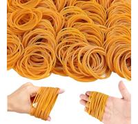 2100 PCS Yellow Natural Elastic Bands, Strong Rubber Bands, 600g Heavy Duty Stretchable Band, for Home, Diy Craft, Office Stationary, School, Litter Box, File Folder, Camping, Hiking, 38mm