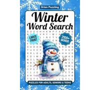 2100+ Word Search For Adults Large Print: A Fun & Relaxing Cozy Holiday Themed Word Find Puzzles Book For Seniors, 85 Winter & Christmas Word Searches With Solutions