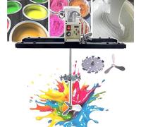 2100W Cement Mixer, Electric Tank Mixer, IBC Colour Mixer, Stir Well / 200-3000 RPM Speeds, Foldable Blade/Easy Storage, for Open Barrels/Tank Applications,A