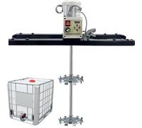 2100w Electric Paint Mixer, IBC Agitator, Electric Tank Mixer Machine with Support Hanger, 75-120cm Adjustable, for Stirring Paint(D)